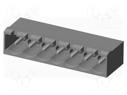 Connector: pluggable terminal block; socket; male; on PCBs