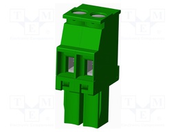 Connector: pluggable terminal block; plug; female; angled 90°