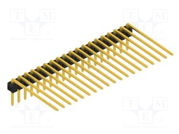 Connector: pin strips; pin header; male; PIN: 19; 2.54mm; THT; 1x19