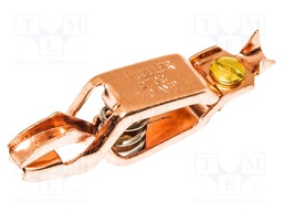 Crocodile clip; 40A; Grip capac: max.16mm; Overall len: 62mm