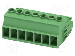 PCB connector, nominal cross section: 6 mm?, color: green, n
