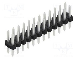 Connector: pin strips; pin header; male; PIN: 24; 2mm; THT; 2x12