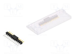 Connector: pin strips; pin header; male; PIN: 11; 2.54mm; SMT; 1x11