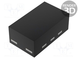 ESD Protection Device, 10.5 V, SON, 6 Pins, 950 mV, 60 W, TPD4S Series