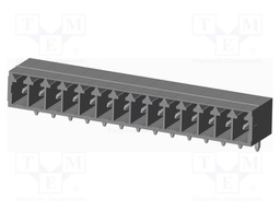 Connector: pluggable terminal block; socket; male; on PCBs