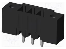 Connector: pluggable terminal block; socket; male; on PCBs