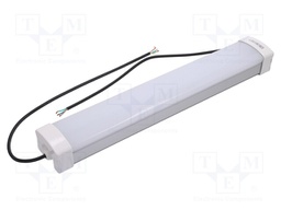 Lamp: LED lighting fixture; 3000(typ)K; IP65; 20W; H: 69mm; 230VAC