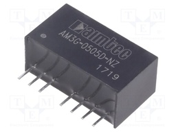 Converter: DC/DC; 3W; Uin: 4.5÷9V; Uout: 5VDC; Uout2: -5VDC; SIP8