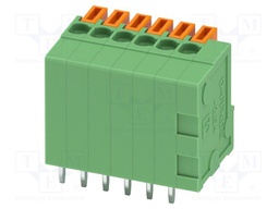 PCB terminal block, nominal current: 6 A, rated voltage (III