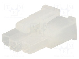 Plug; wire-wire/PCB; female; Mini-Fit Jr; 4.2mm; PIN: 3; for cable
