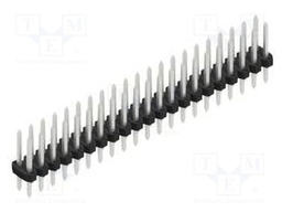 Connector: pin strips; pin header; male; PIN: 42; 2mm; THT; 2x21