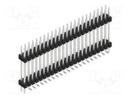 Connector: pin strips; pin header; male; PIN: 46; 2.54mm; SMT; 2x23