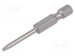 Screwdriver bit; Torx®; TX09; Overall len: 50mm