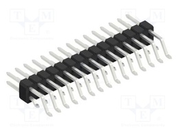Connector: pin strips; pin header; male; PIN: 30; 2.54mm; SMT; 2x15