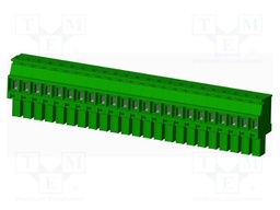 Connector: pluggable terminal block; plug; female; angled 90°