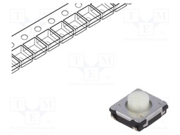 Microswitch TACT; SPST; Pos: 2; 0.02A/15VDC; SMT; none; 3.5N; 3.1mm