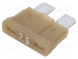 Fuse: fuse; 7.5A; 32VDC; automotive; 19.3mm; tin alloy