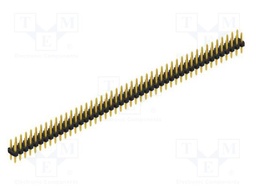 Connector: pin strips; pin header; male; PIN: 92; 2mm; THT; 2x46