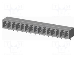 Connector: pluggable terminal block; socket; male; on PCBs
