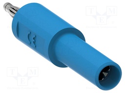 Adapter; blue; 60VDC; 36A; 46mm; Type: non-insulated; 30VAC