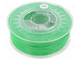 Filament: PLA; 1.75mm; light green; 200÷235°C; 1kg; ±0,05mm