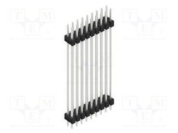 Connector: pin strips; pin header; male; PIN: 18; 2.54mm; THT; 2x9