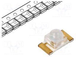 LED; SMD; 1206; green; 2000÷2500mcd; 3.2x1.6x1.8mm; 35°; 2.8÷3.4V