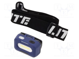 Torch: LED headtorch; 2W; IP54; 15lm,150lm; L: 70mm; H: 40mm; 6000K