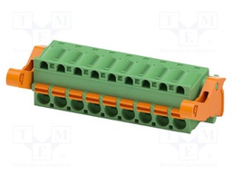 PCB connector, nominal cross section: 2.5 mm2, color: green,