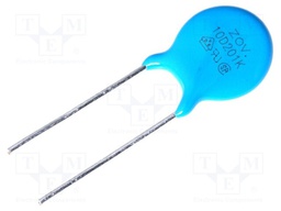Varistor: metal-oxide; THT; 130VAC; 170VDC; 200V; ±10%; 2.5kA; 28.5J