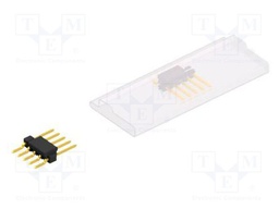 Connector: pin strips; pin header; male; PIN: 5; 2.54mm; SMT; 1x5