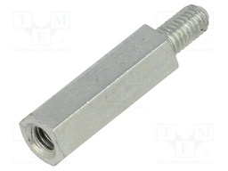 Screwed spacer sleeve