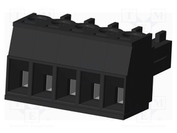 Connector: pluggable terminal block; plug; female; straight; 300V