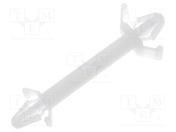 PCB distance; polyamide; L: 25.4mm; latch/latch; Colour: natural