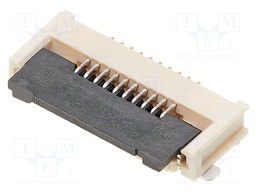 Connector: FFC (FPC); horizontal; PIN: 10; ZIF,bottom contacts