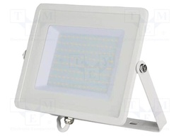 Lamp: LED flood light; 100W; 230VAC; white warm; 100°; 3000K; IP65
