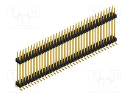Connector: pin strips; pin header; male; PIN: 70; 2.54mm; SMT; 2x35