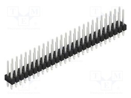 Connector: pin strips; pin header; male; PIN: 52; 2.54mm; THT; 2x26