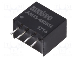 Converter: DC/DC; 1W; Uin: 43.2÷52.8V; 5VDC; Iout: 200mA; SIP4; 1.8g