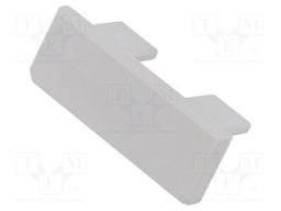 Cap for LED profiles; grey; GIZA