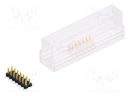 Connector: pin strips; pin header; male; PIN: 14; 2.54mm; SMT; 2x7