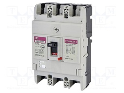 Power breaker; Poles: 3; screw type; Inom: 250A; 690VAC; IP20; MCCB