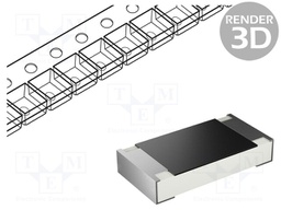 Resistor: thick film; SMD; 1206; 330Ω; 1/4W; ±5%; -55÷155°C; 200VAC