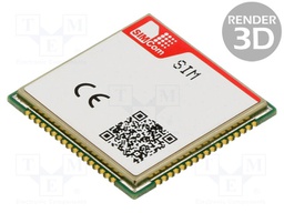 Module: LPWA; SMD; EDGE,GNSS,GPRS,LTE- M/NB-IoT; 24x24x2.3mm
