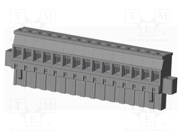 Connector: pluggable terminal block; plug; female; angled 90°