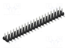Connector: pin strips; pin header; male; PIN: 40; 2.54mm; SMT; 2x20