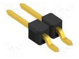 Connector: pin strips; pin header; male; PIN: 2; 2.54mm; SMT; 1x2