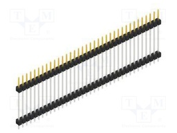Connector: pin strips; pin header; male; PIN: 36; 2.54mm; THT; 1x36