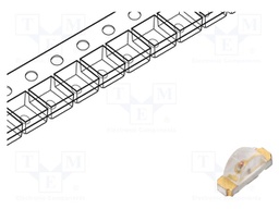 LED; red; SMD; 1204; 115mcd; 2.1VDC; 3.2x1mm; 110°; 20mA; λd: 645nm