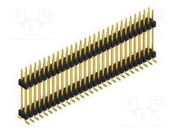 Connector: pin strips; pin header; male; PIN: 58; 2.54mm; SMT; 2x29